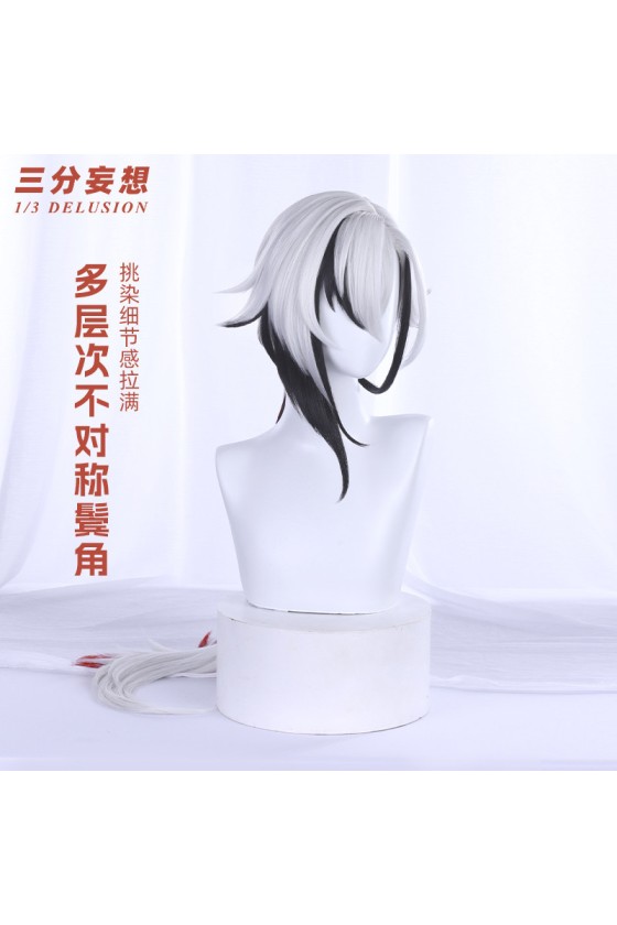 1/3 Delusion Genshin Impact Fatui Harbinger The Knave Arlecchino Cosplay Wig